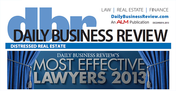 Michael Cotzen Most Effective Lawyer 2013